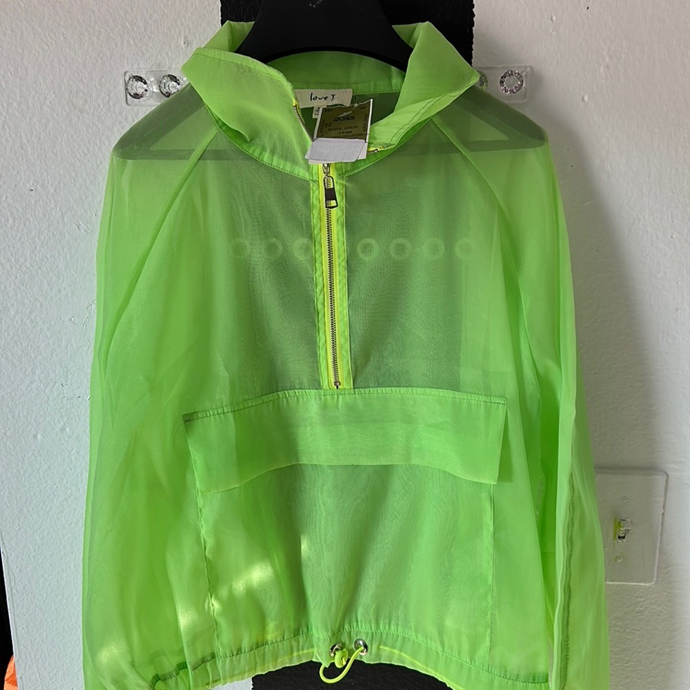 Ross Dress For Less- Activewear windbreaker, neon green - Size: XL